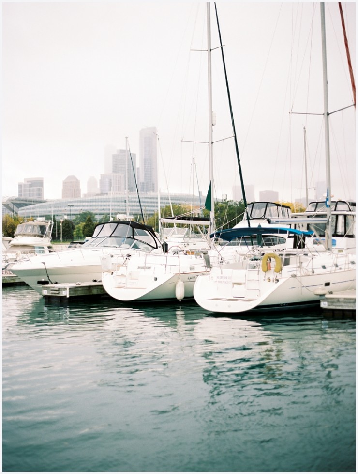 Kristin-La-Voie-Photography-Chicago-Wedding-Photographer-Boat-Film-Engagement-Burnham-Harbour-18