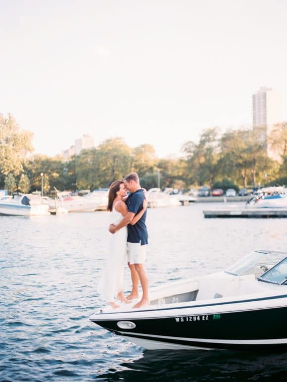 Kristin-La-Voie-Photography-Chicago-Boat-Engagement-Diversey-Harbor-13