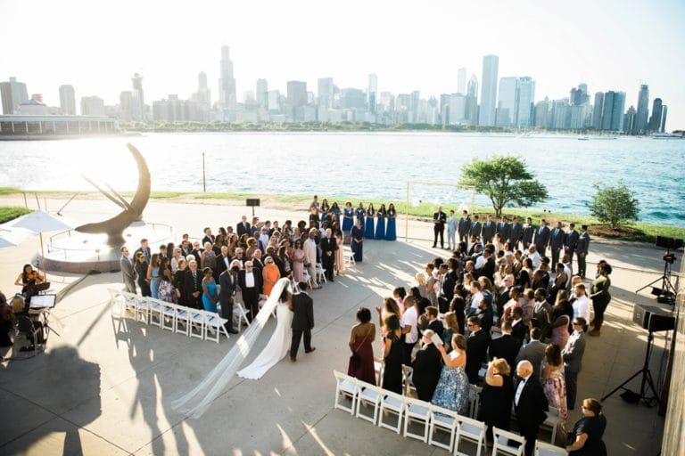 Adler Planetarium Chicago Wedding