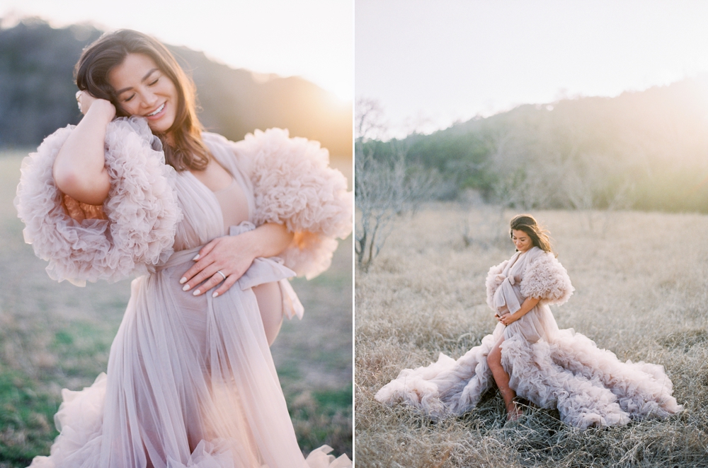 French-Style Flower Field Maternity Shoot - with love caila